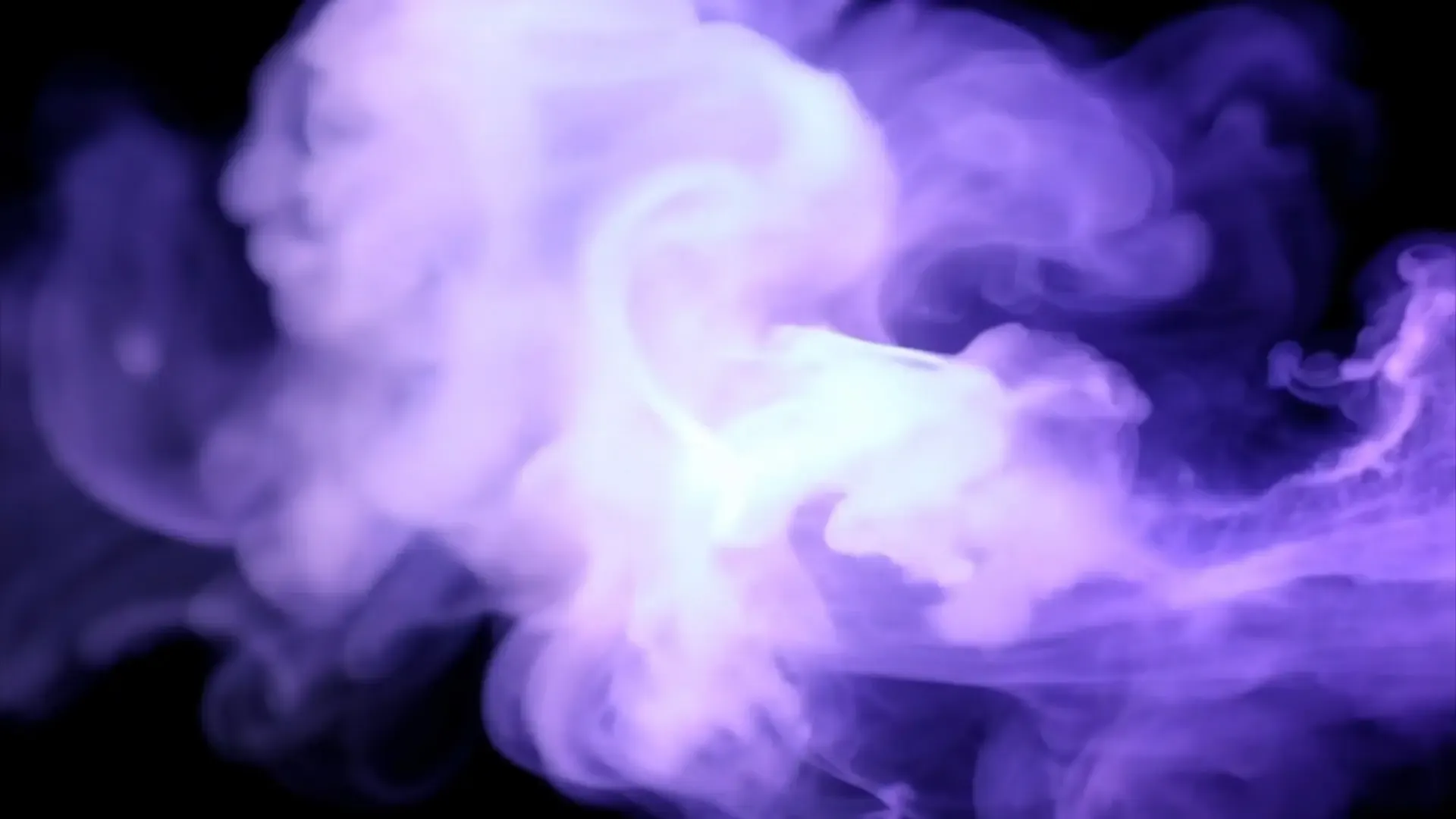 Elegant Purple Smoke Overlay for Logo Intro